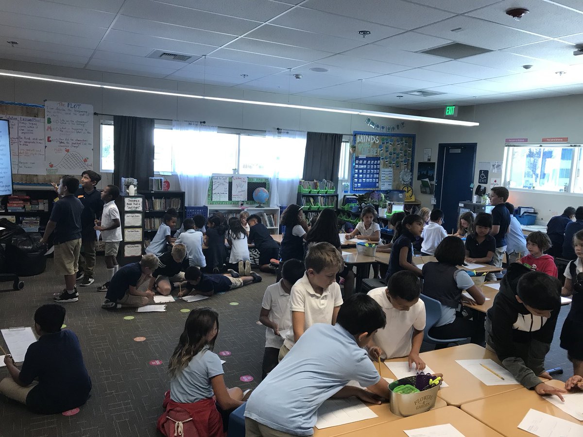 MrsPoolesClass_'s tweet photo. Our first time with our big buddies! We interviewed each other and talked about how we can respect each other while doing so. #WCSRespect #Somanykids https://t.co/l0vo4eeJ4w