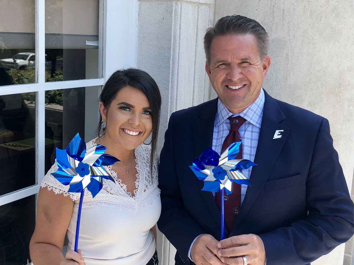 Very proud of Mallory Miles and her @kappadeltaeku sisters as they are organizing fundraising events to support a very worthy cause: Prevent Child Abuse Kentucky. 

Keep an eye out for the blue pinwheels on campus and in downtown Richmond in October <a href="/eku/">EKU</a>