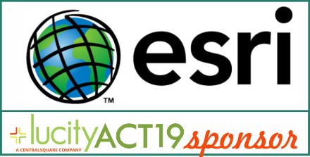 lucityinc's tweet photo. We'd like to thank the @Esri team for once again joining us at #LucityACT19 as event sponsors. You bring so much value to our event and we're thrilled to welcome you back! https://t.co/2Aghy0BpNG