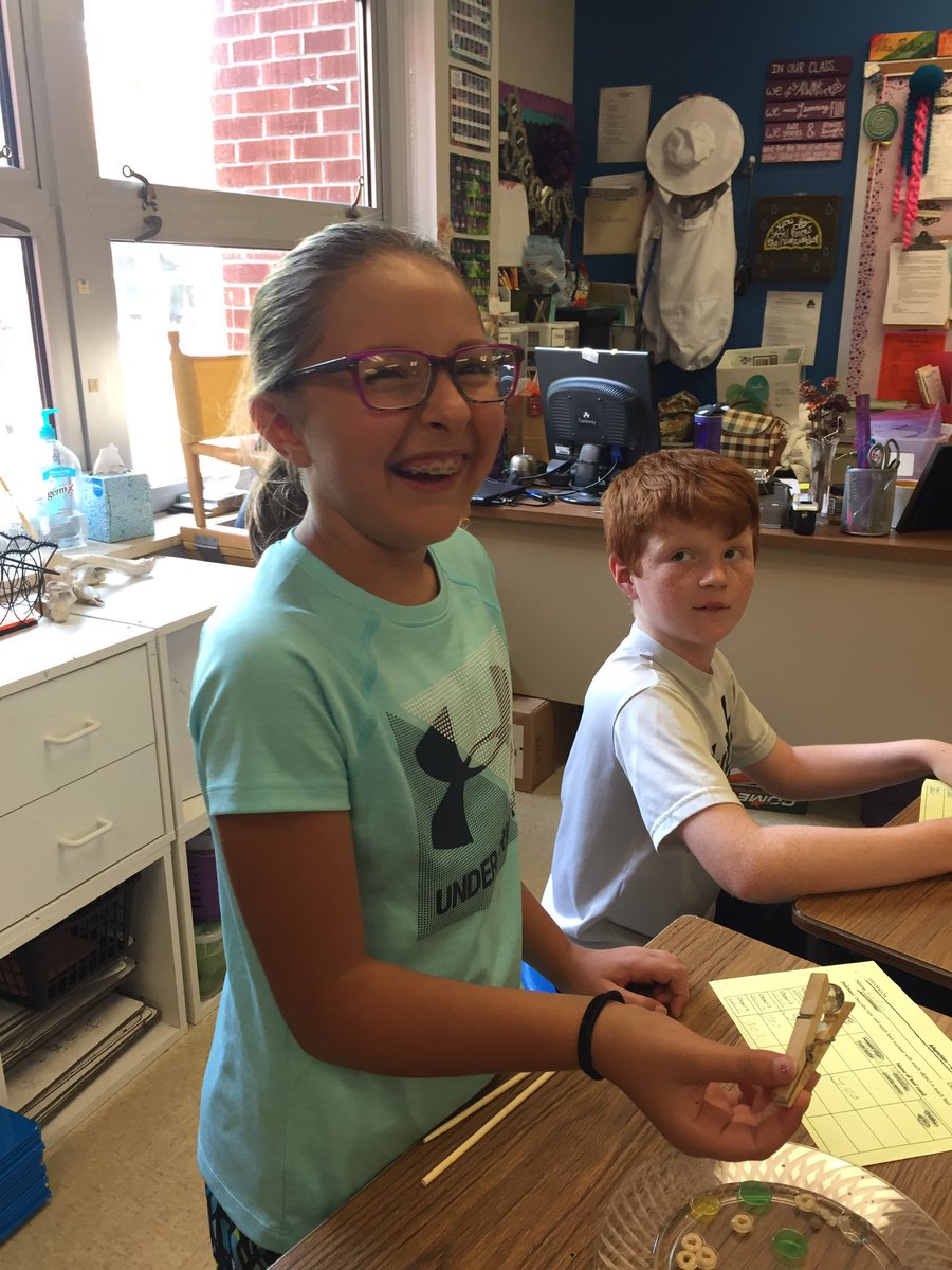 NiftyNicholsRBE's tweet photo. Science is for the birds! The scientists of Room 21 are researching the impact of animal adaptations by simulating various bird beaks. #rareclothespinbird #usingchopsticks #wearerbe #cpsscience101 https://t.co/y8HUbGzM4B