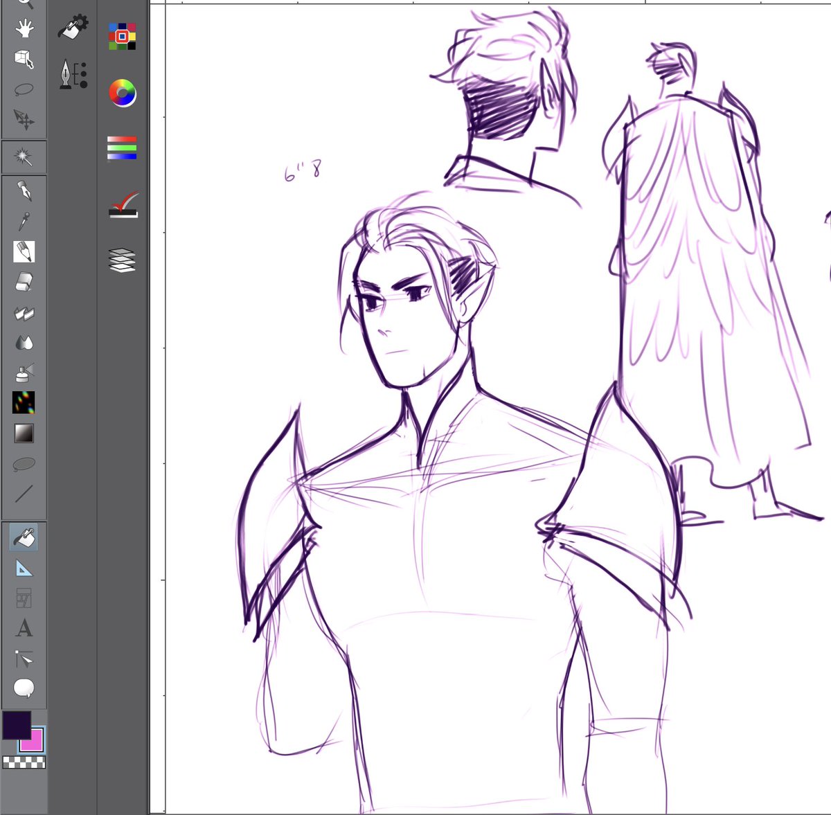 doodles of the dan man
I'm excited to design another set of armor