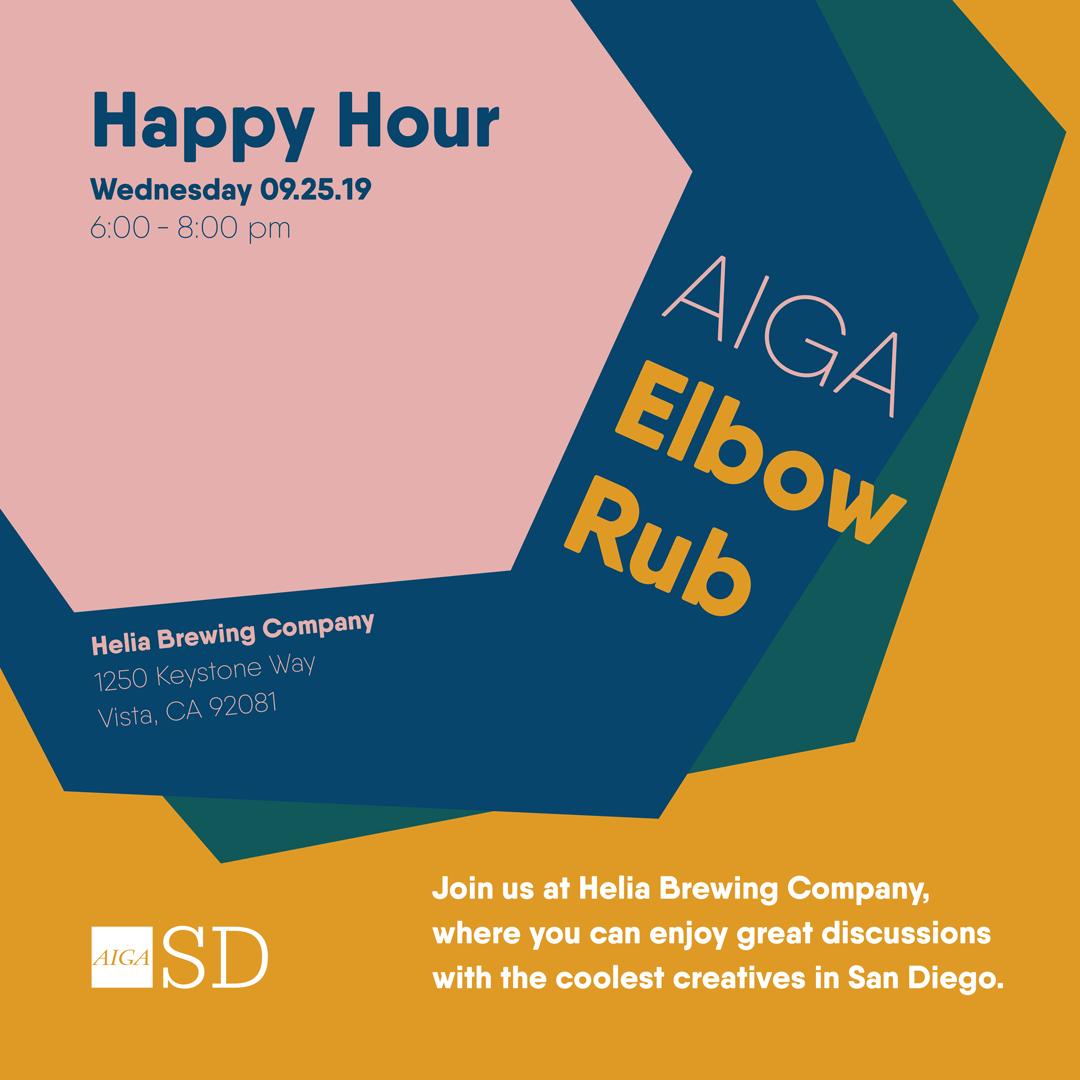 aigasandiego's tweet photo. It’s that time again! Come out to our monthly Elbow Rub on Sept. 25th from 6-9pm at Helia Brewing Company in Vista! For more info shoot us a text at 814 969 9418 or email TrishaSwindell (at) https://t.co/iiv9g7wkoq.
#heliabrewingco #happyhour #vista #aiga #aigasd #aigasandiego https://t.co/nuQOqllaj2