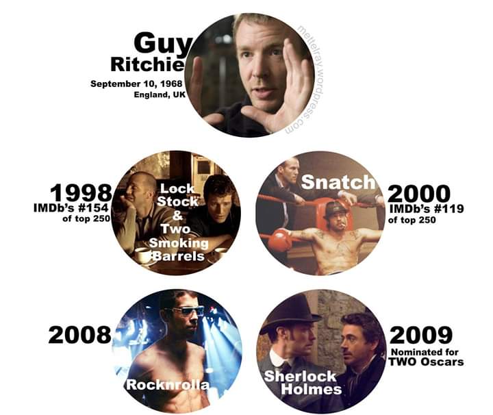 Happy Birthday Guy Ritchie. 