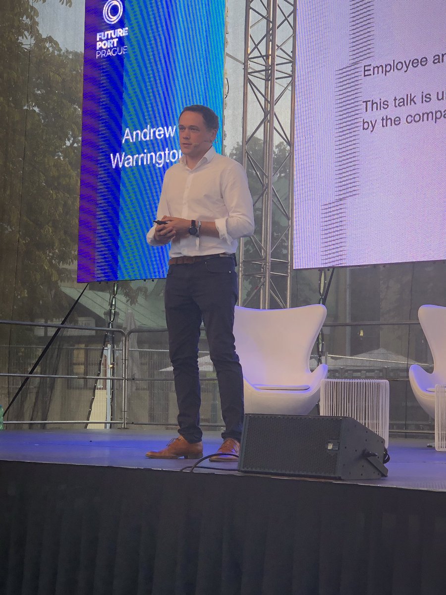 Andrew talking about T1D and opensource on #FuturePortPrague #AndroidAPS #wearenotwaiting