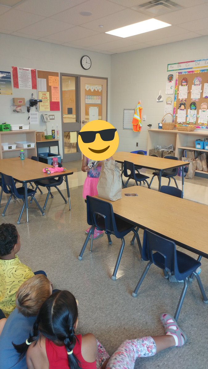 JessopJS's tweet image. Students presented Brown Bag Autobiographies all week. I learned so much about what&apos;s special to each student. Super job!!