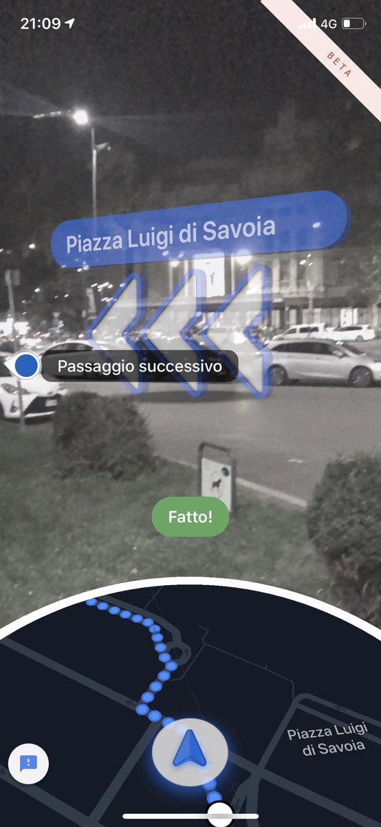 CiprianiClaudio's tweet photo. I’m trying #LiveView (iOS beta version) the #AR feature for walking directions of @google maps. Amazing. #futurehere #AugmentedReality https://t.co/YfRukpNMQe