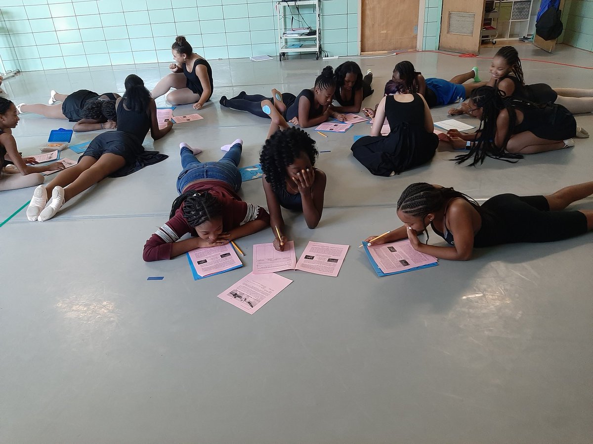 MrsHewitt4's tweet photo. GT 7th grade dancers are learning all about Alvin Ailey in preparation for their field trip this Friday. Thank you @BCPSDance for providing us with tickets to see such an amazing company! https://t.co/FadqrJQYuk