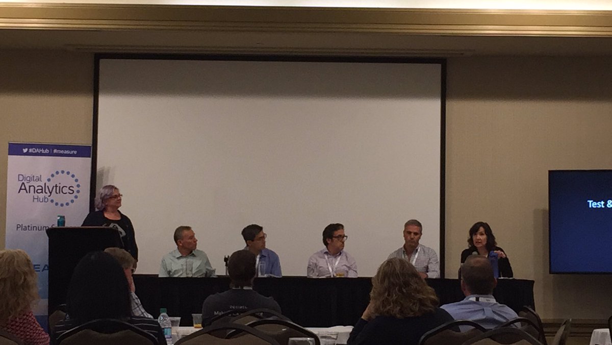 Semphonic's tweet image. #DAhub Test &amp;amp; Learn Community panel Live! 
Pure #measure no additives