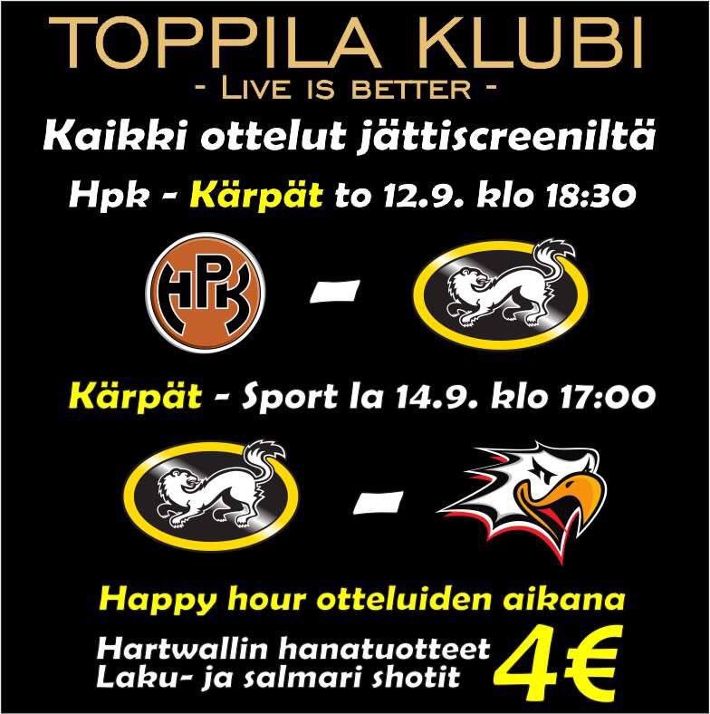 PubYkan's tweet photo. No nyt se kannun jahtaaminen vihdoin alkaa! Ei muuta kuin pelejä katsomaan ja nauttimaan tarjouksista ✌️ https://t.co/OIzciNGd5a