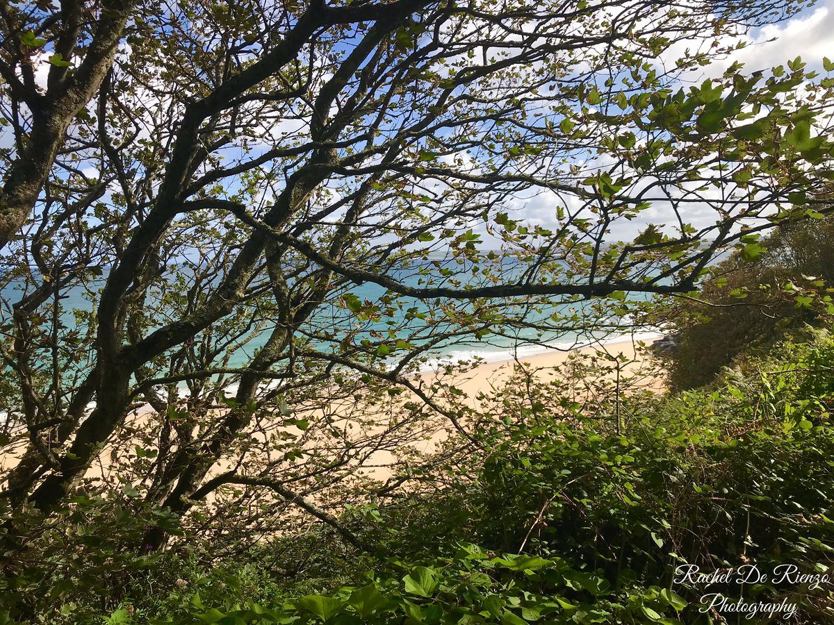 Views from the coastal path #Stives towards #Carbisbay #cornwall #september #blueskyday