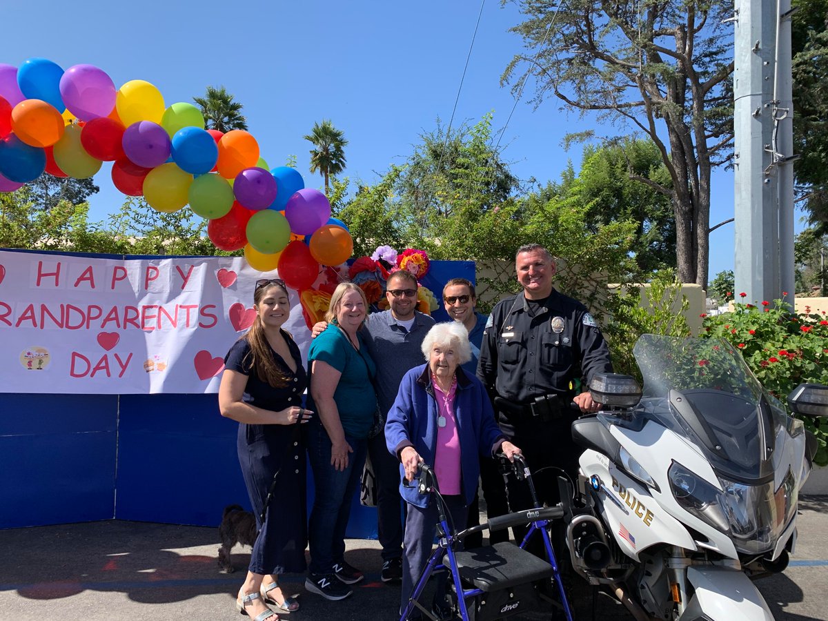 WTD CTSU Officers Schoop, Martinez and Teter discussing traffic safety with the seniors, youths and their families during the Grandparents Day at the Nazareth Senior Living Facility.  A mini car show also thrilled the crowd.
<a href="/LAPDCaptMorales/">LAPD CMDR E. MORALES</a> <a href="/LAPDBLewis/">Beverly Lewis</a> @LAPDBlakechow