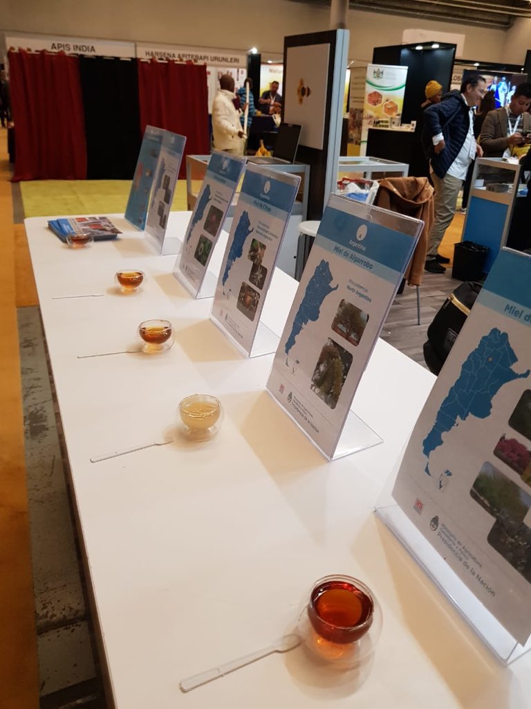 GLOBA_PBA's tweet photo. #GLOBA estuvo presente en #APIMONDIA2019, la feria de miel más importante del mundo. 

@ljsarquis junto a @mbeaguerra participaron del stand argentino y acompañaron a las empresas de la provincia de Buenos Aires. https://t.co/KEv5Nl9cZr