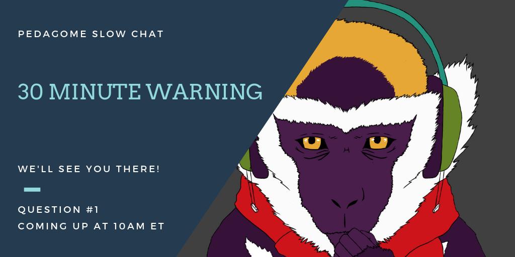 pedagome's tweet photo. It's 9:30am do you know where your gnome is?! Jokes aside, get ready for the 10am ET #SlowChat for our conversation on #ProjectManagement. We'd love to start with some introductions: who are you and where do you work?
#pedagome #instructionaldesign #learningexperience https://t.co/ZdhLoG1Ywh