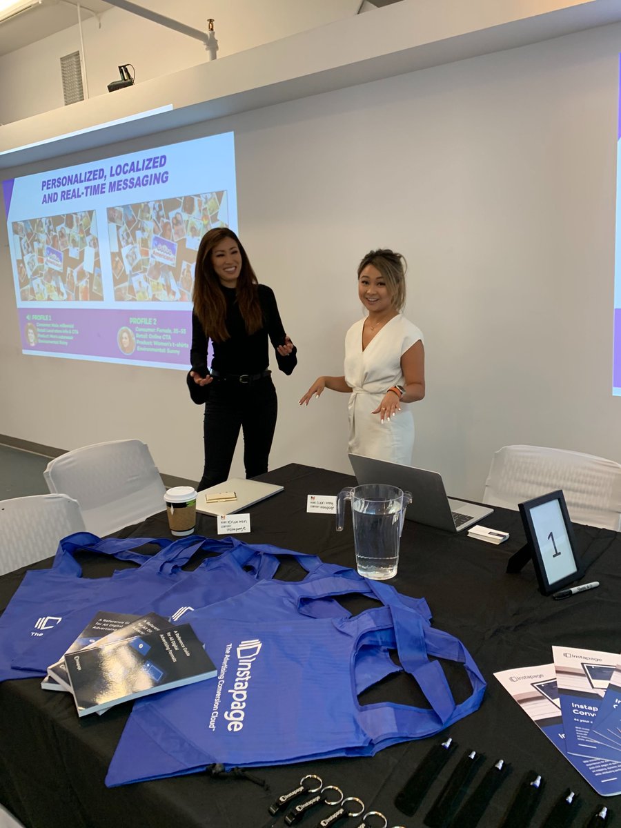Instapage's tweet photo. The Instapage team is leading discussions on how to turn more shoppers into buyers at the @masterclassing DTC Ecommerce event in NYC today! #postclick #advertising #personalization https://t.co/X9s3a8UzCG