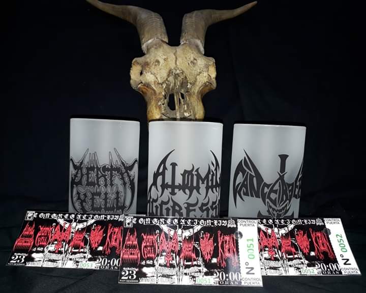 Tdarksidemetal's tweet photo. No te quedes fuera, segunda pre - venta disponible en los puntos de venta oficiales mas info en: https://t.co/UpaHV9P5SW
#CongregaciónXIV #AtomicAggressor + #DeathYell + #Cancerbero + #Kasbeel + #Tyrannical + #Kizin $ 8.000 / Promo : Entrada + Vaso Shopero 470 cc $11.000. https://t.co/PPCmkD9Pyv