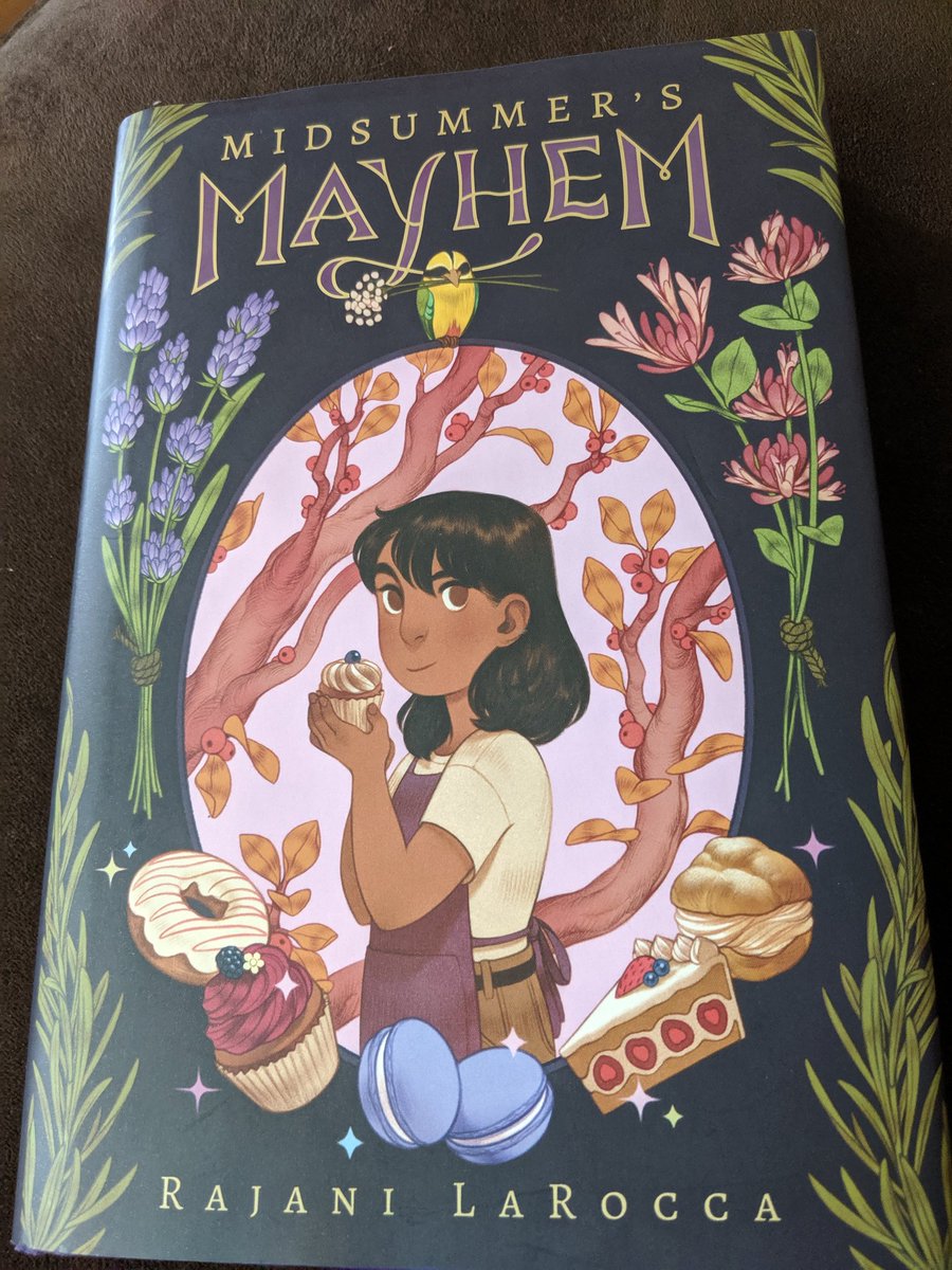 annastanisz's tweet photo. This book by @rajanilarocca is deliciously fun, and it's making me sooo hungry! #amreading #mglit #humorwithheart https://t.co/QWVuF91OHy