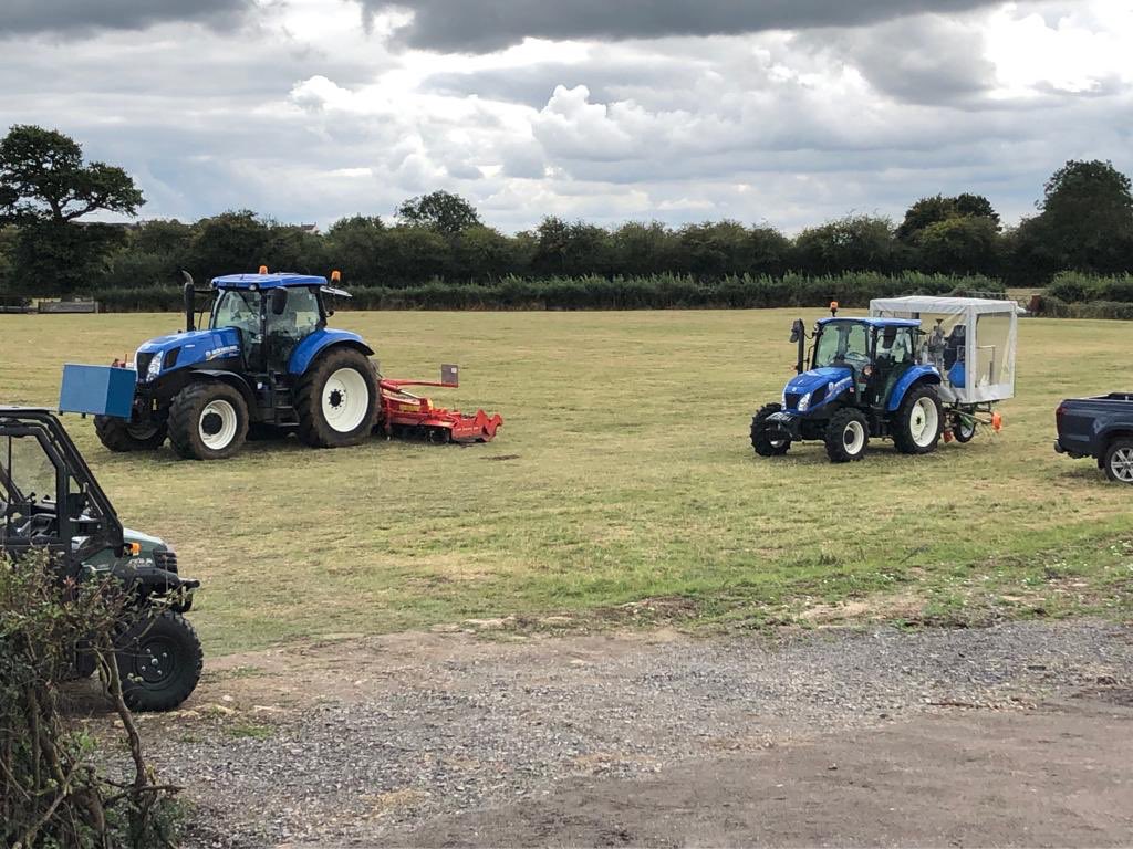 JoMatt_Germinal's tweet photo. Fabulous open days with @GerminalUKAgri discussing ideas and topics @wearegerminal Research Station. However when the crowds leave it’s just us and the horses @NewHollandAG!! #KnowledgeAdvances keeps trotting on and new sowings to prepare for! https://t.co/GW9CD9WUKw