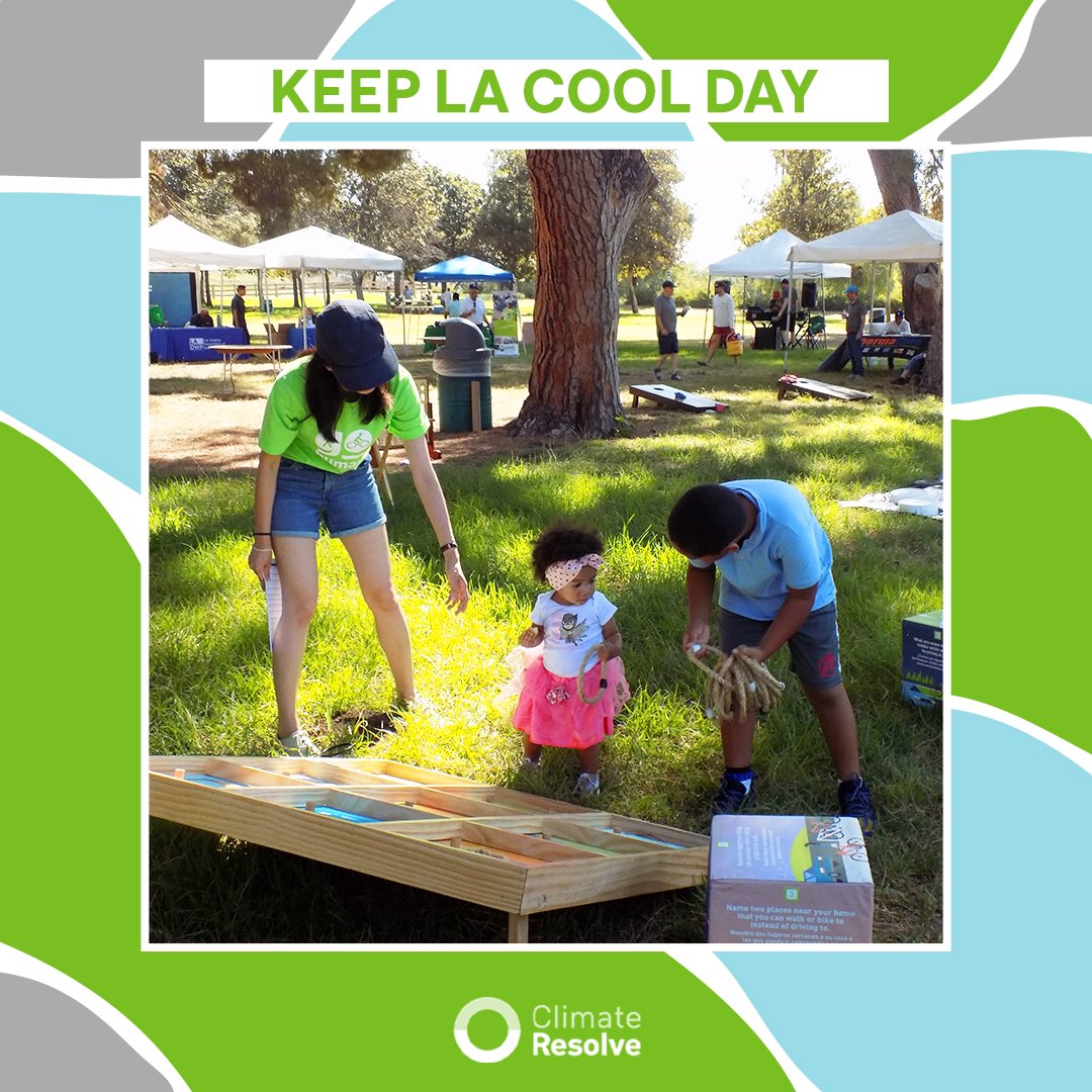 ClimateResolve's tweet photo. Thanks to all who joined us to #KeepLACool on Saturday! We loved sharing cooling tips with you and your families (and the food trucks werenโt bad either ๐) https://t.co/eL4uArOorS