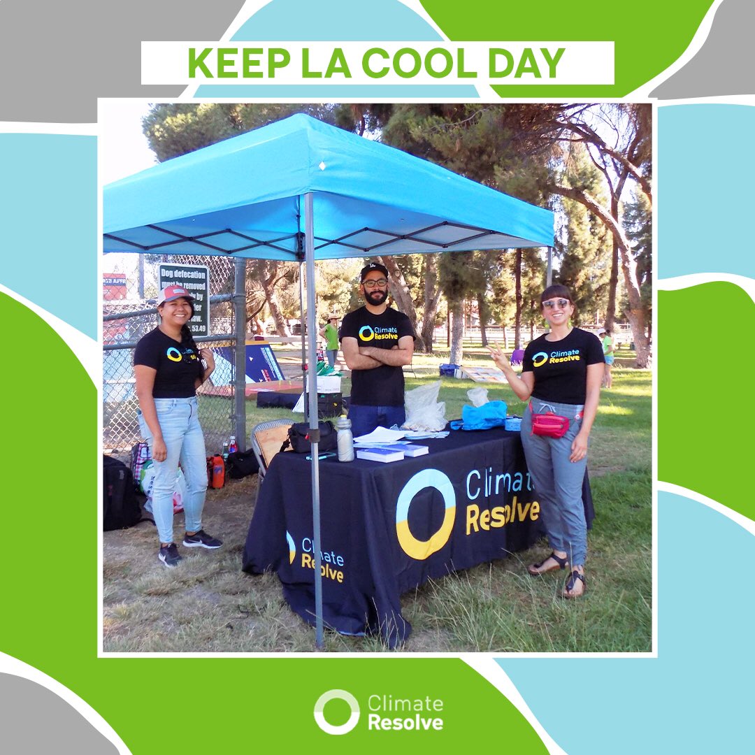 ClimateResolve's tweet photo. Thanks to all who joined us to #KeepLACool on Saturday! We loved sharing cooling tips with you and your families (and the food trucks werenโt bad either ๐) https://t.co/eL4uArOorS