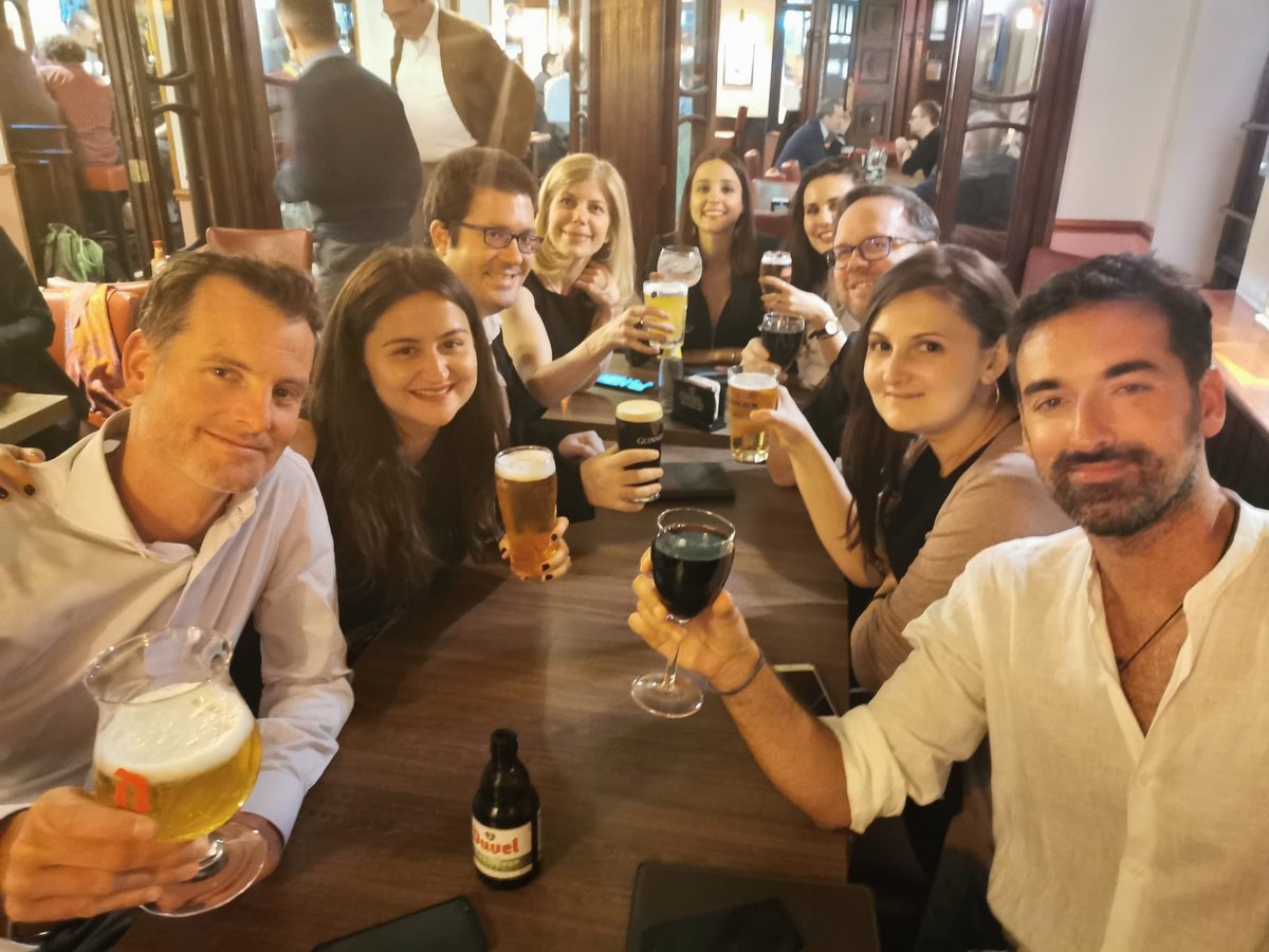 What great event was #EUinfluencer. Now the @ZNconsulting team is having a beer to celebrate #socialmedia, #influence, a wonderful network and a fabulous team🍻#loveourjobs