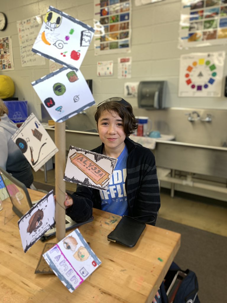 Identity cubes are finally finished in art 3D- I introduced more choice this year and we got some creative instillations! <a href="/HockerGroveMS/">Hocker Grove MS</a> #artmatters #ohmygrove #smsdart