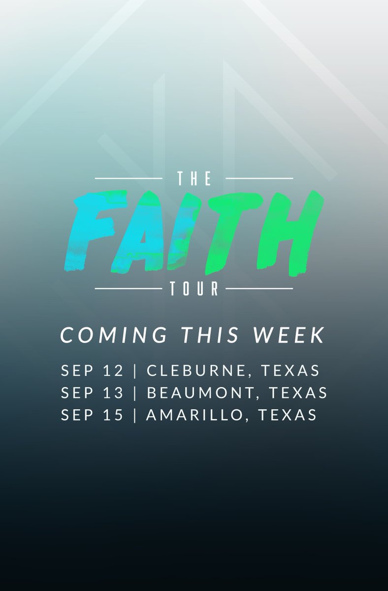 HannahKerr's tweet photo. This is THE week THE FAITH TOUR with @jordan_feliz starts and I couldn't be more excited! ... TEXAS! We are coming to you first! Who will be there?! ๐๐ถ๐ฏ
.
#TheFaithTour #JordanFeliz #HannahKerr #NorthPointInsideOut https://t.co/V7avcfrS2o