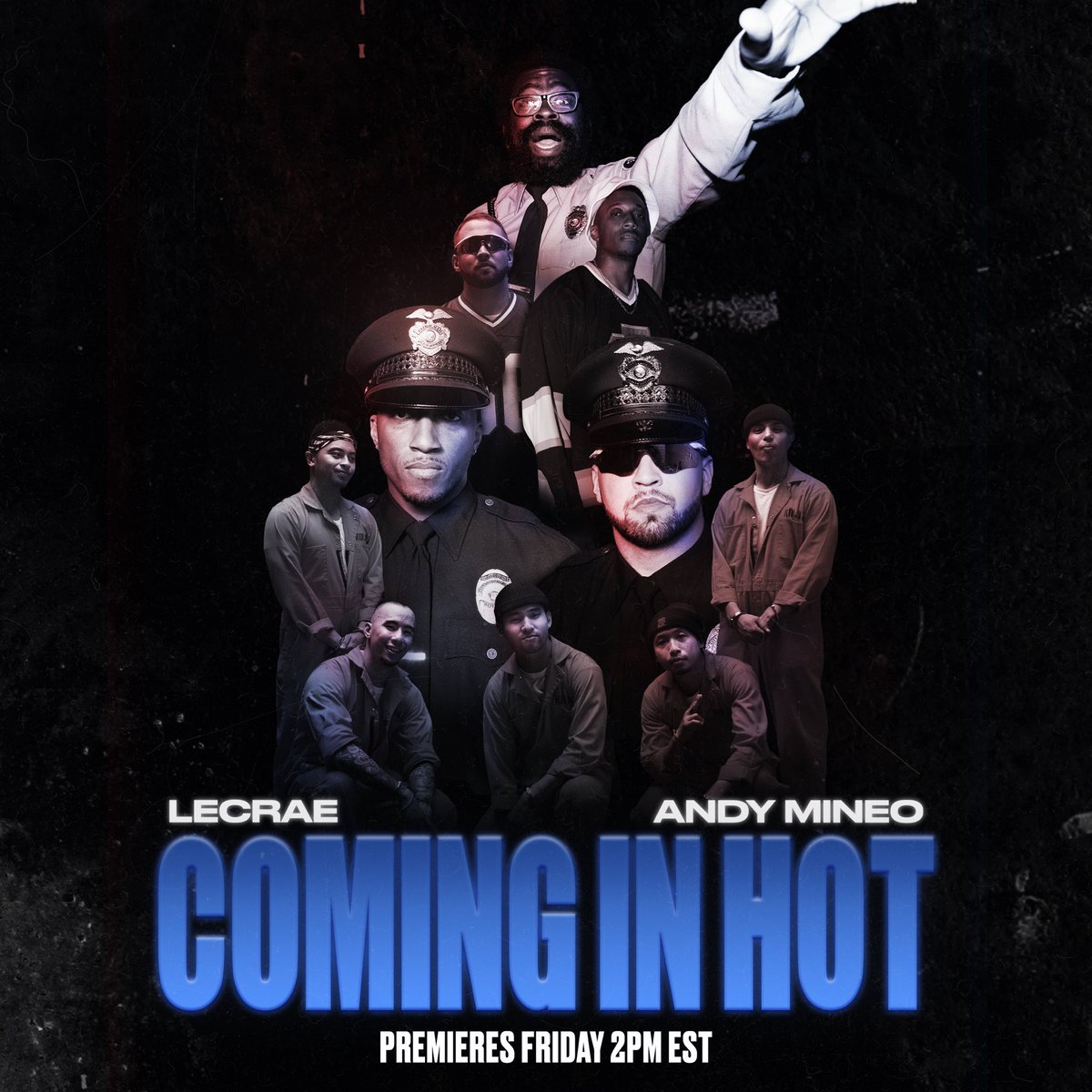 lecrae's tweet photo. Coming In Hot 🚔 music video premieres this Friday at 2 PM .. Set your reminders 🚨 click link below https://t.co/Q9RRlG6G37 https://t.co/DrJxarvGqk