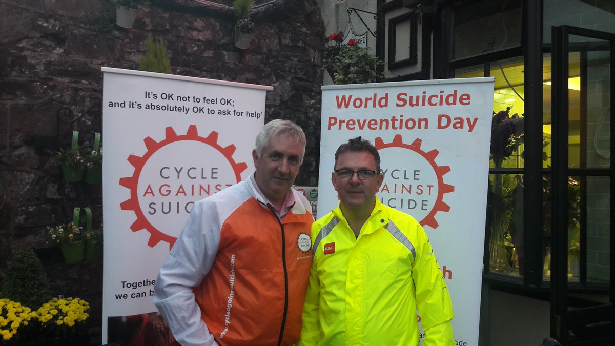 At the World Suicide Prevention Event with Cycle against Suicide Team. Great people and memorable evening. Many thanks to all involved.
