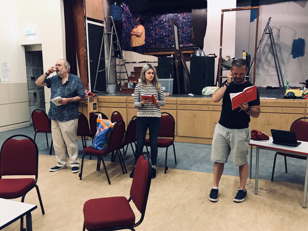 MarcoPlayers's tweet photo. Rehearsals are well underway for our first production of the season ‘Nobody’s Perfect’ come and watch us for a good bit of humour! You don’t want to miss out! #Nobodysperfect #amdram #toptheatre https://t.co/29HCZn6zdm
