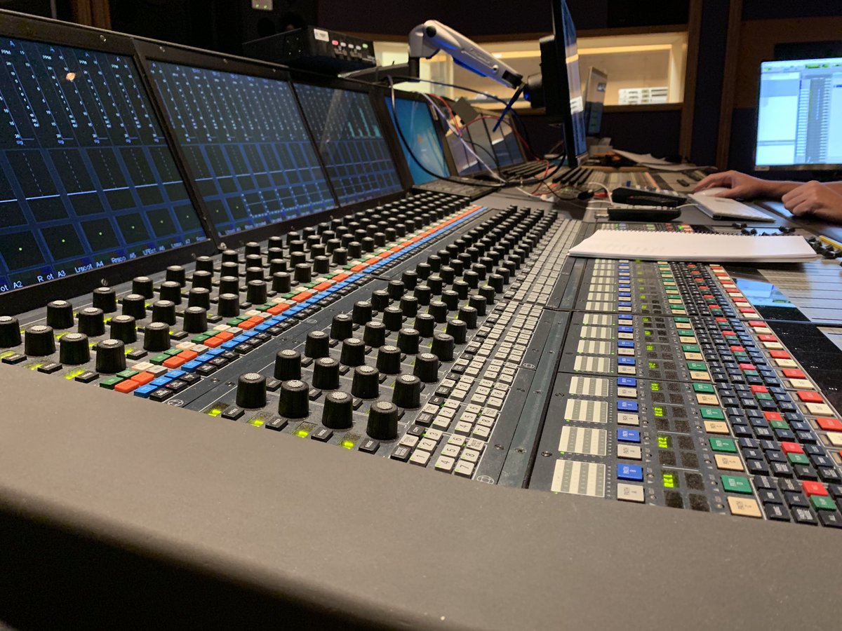 Obligatory mixing console picture, this time from Air studio 3 #mixdayone
