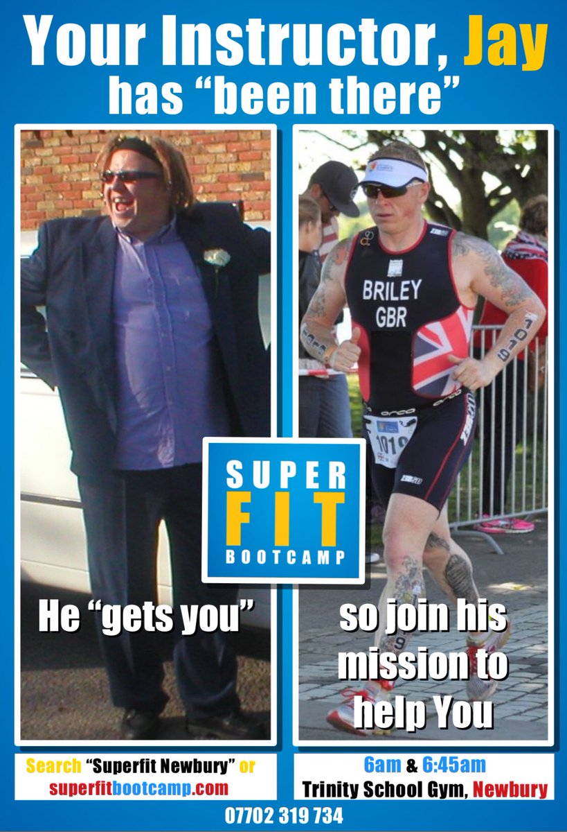Superfitbc's tweet photo. Superfit Fitness and Nutrition Bootcamp starts again on Monday 16th Sep, grab your place now and as a friend of @TrinityNewbury TrinitySchool, you will  get a 10% discount,
Go to the website 
https://t.co/2qAvz6wEyz
Or
message Jay at 
superfitboocamp@outlook.com https://t.co/uImeRrgWGT