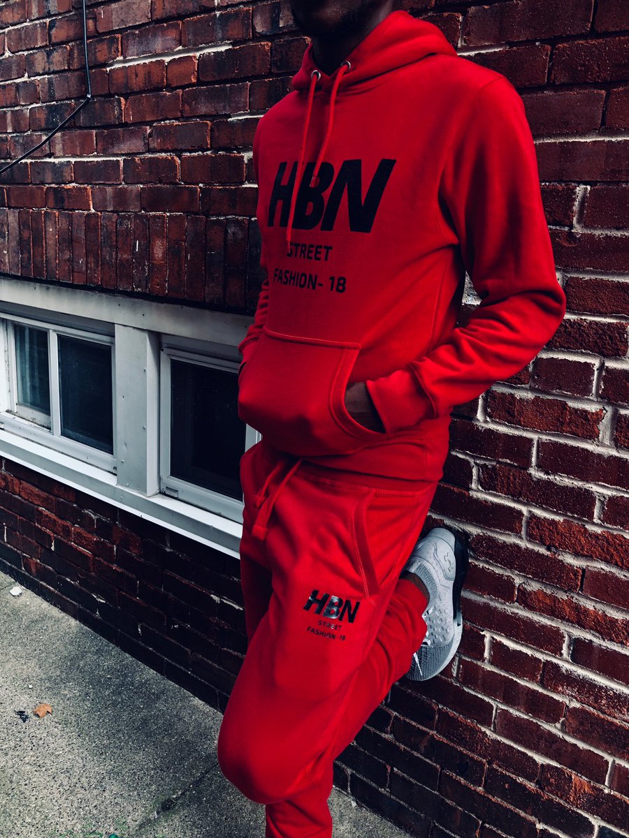 JoeyD__'s tweet photo. hustlebynature_ Signature Sweatsuits Are Back In Stock (Red) https://t.co/EabegQVzzv