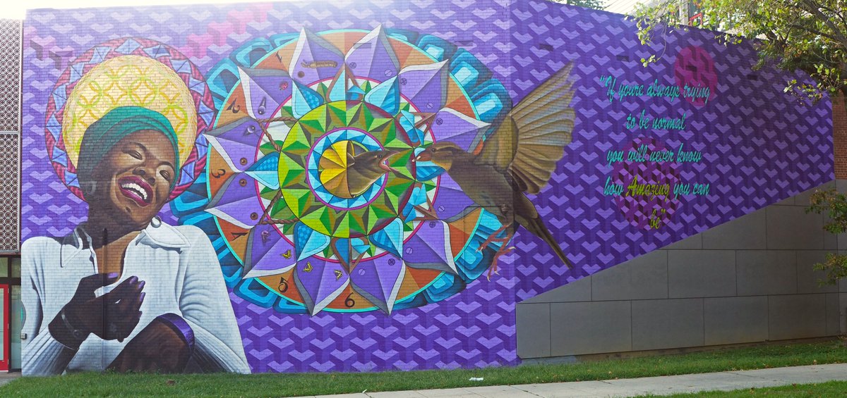 MuralsDC (@murals_dc) on Twitter photo "If you're always trying to be normal you'll never know how amazing you can be." - Dr. Maya Angelou. Check out this beautiful new MuralsDC mural by <a href="/mushnarie/">Eric B Ricks</a> <a href="/MayaSchools/">Maya Angelou Schools ⢠See Forever Foundation</a>, 5600 East Capitol St., NE! <a href="/DCDPW/">DC Department of Public Works</a> <a href="/TheDCArts/">DC Commission on the Arts & Humanities</a> <a href="/MayorBowser/">Mayor Muriel Bowser</a> <a href="/mayorvincegray/">Vincent C. Gray</a> "If you're always trying to be normal you'll never know how amazing you can be." - Dr. Maya Angelou. Check out this beautiful new MuralsDC mural by <a href="/mushnarie/">Eric B Ricks</a> <a href="/MayaSchools/">Maya Angelou Schools ⢠See Forever Foundation</a>, 5600 East Capitol St., NE! <a href="/DCDPW/">DC Department of Public Works</a> <a href="/TheDCArts/">DC Commission on the Arts & Humanities</a> <a href="/MayorBowser/">Mayor Muriel Bowser</a> <a href="/mayorvincegray/">Vincent C. Gray</a>