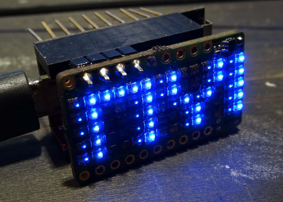 tinyledmatrix's tweet image. My RGB-Led Matrix shield for @unexpectedmaker &apos;s #TinyPICO shield is finally working! PCB - but more important in this case the stencil - was made by @AislerHQ .
