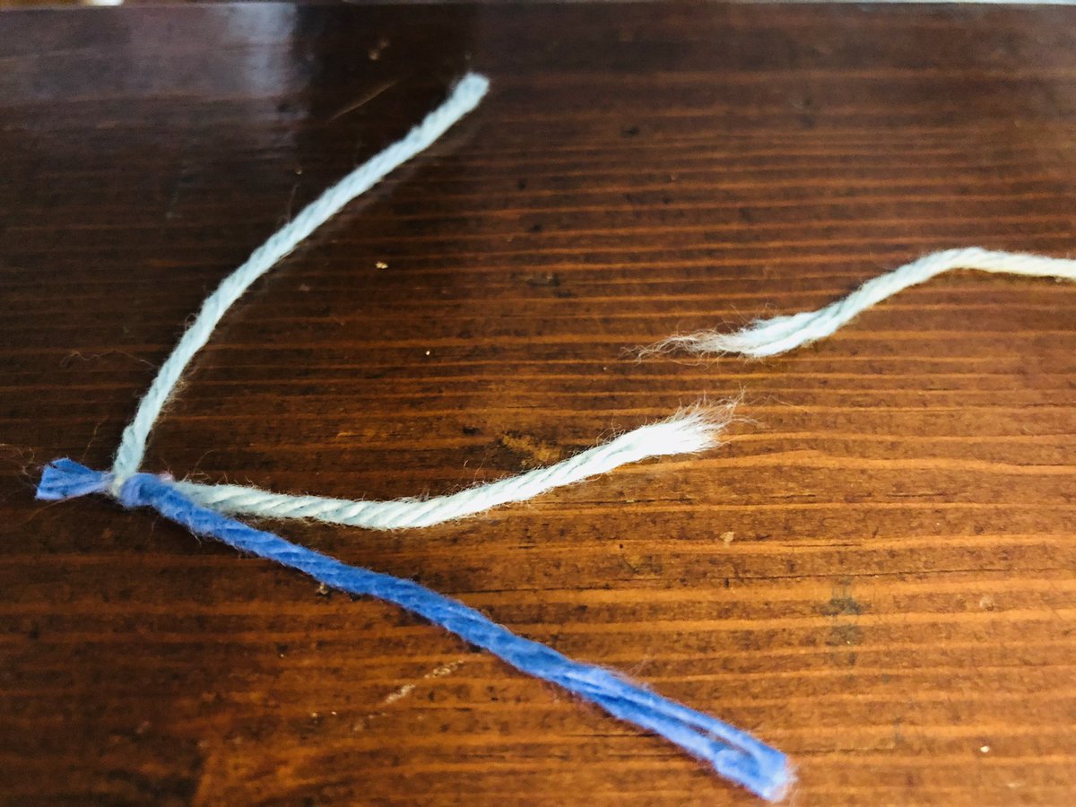 BBackSouth's tweet photo. So, while testing the power of the magic knot, my friend SHE-HULKED the yarn in half 🤣 knot INTACT #crochet #magicknot #withherbarehands #wedidntknow #welearnedtoday #girlpower https://t.co/2AXMRyelvd