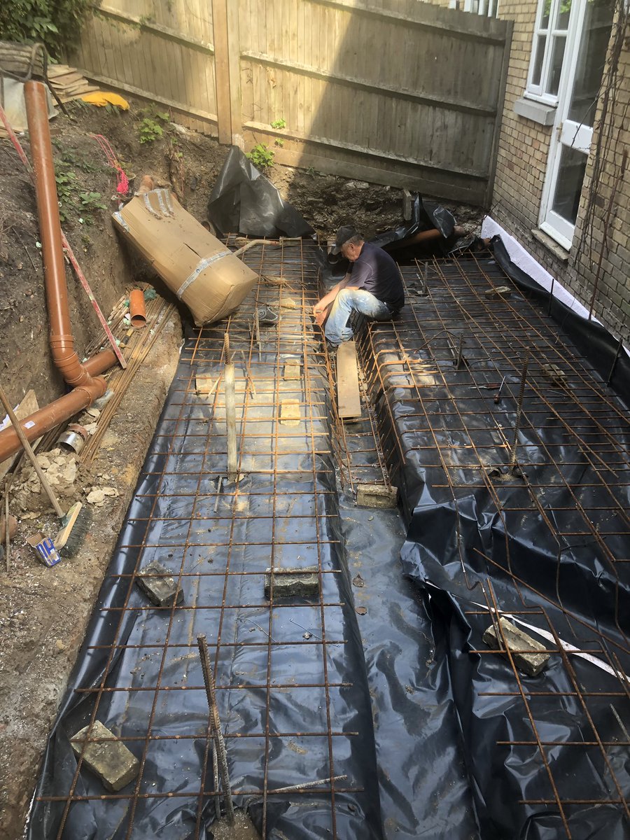 Rbb Construction Ltd Preparation For Suspended Concrete Slab At Our Extension Installation Of Reinforcement Mesh And Bars Rbb Construction Ltd Preparation For Suspended Concrete Slab At Our Extension Installation Of Reinforcement Mesh And Bars