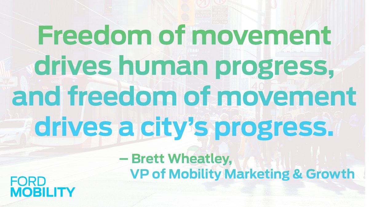 movefreely's tweet image. Our VP of Mobility Marketing &amp;amp; Growth, @BrettWheatley, gave the Keynote address at @NACTO's Designing Cities 2019 Conference. Were you in the crowd? Tell us the most innovative #mobility ideas you've heard so far at #NACTO19. #FordMobility