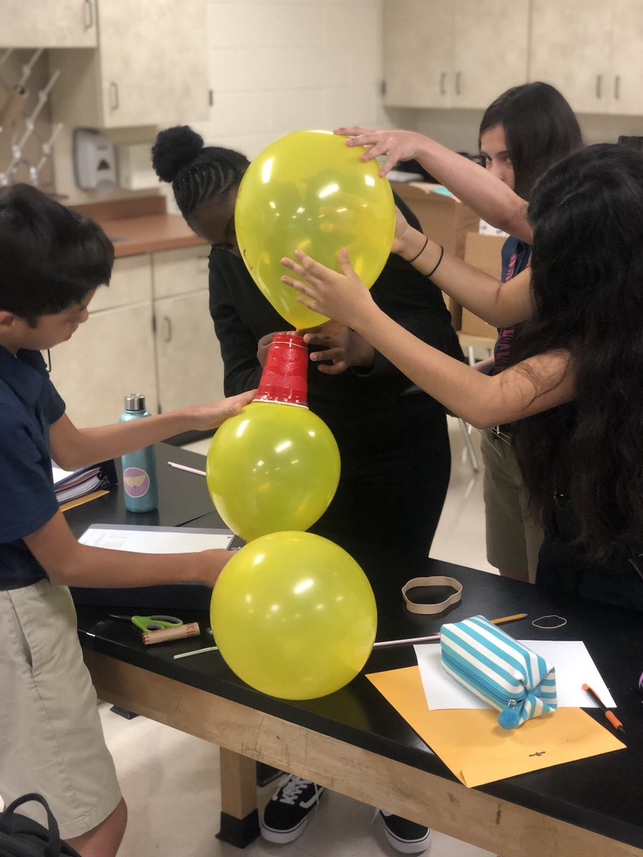 HAMOScience's tweet photo. We Started school 1 month ago with the tower building lab that introduced the 4C’s of STEAM. The skills the students learned that day has created the foundation for group work.@theREALDonMaier
#WeAreMCPS @HorizonAcadFL https://t.co/MonDqQKWTm