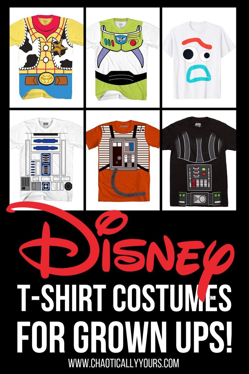 Y’all. Costume done with one t-shirt!  Check them out here:  chaoticallyyours.com/disney-t-shirt…