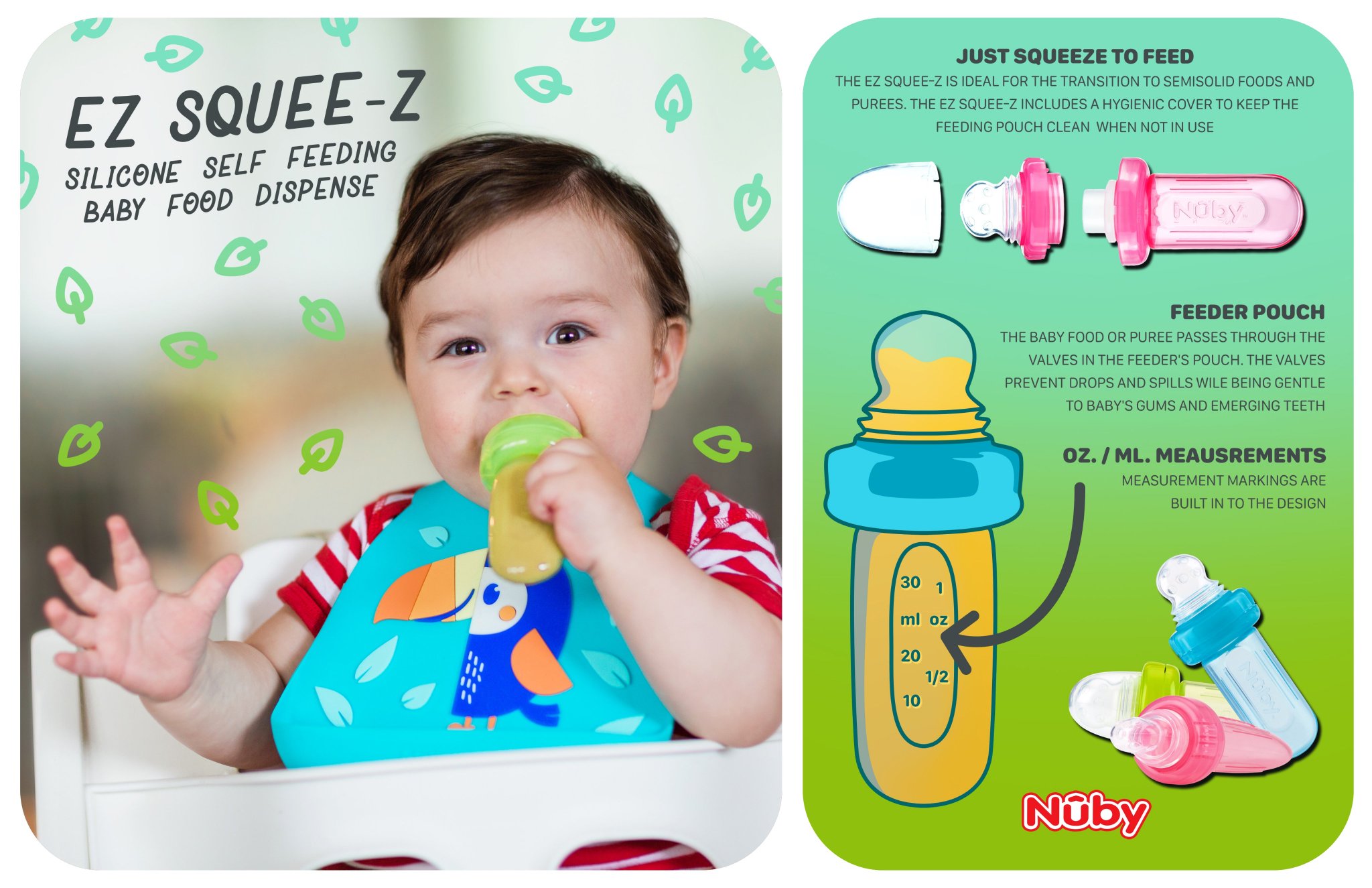 nuby puree feeder