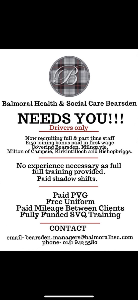 tracy_viljoen's tweet photo. Give Michelle a call contracts waiting @BalmoralBearsd1 https://t.co/aQQ5mNYOet