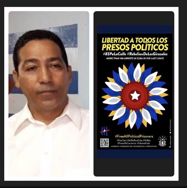 delphino1969's tweet photo. @CUBADECIDE #Cuba #HumanRights
#8SPaLaCalle
#FreeJoseDaniel #FreeYolanda
#FreeAmel #FreeMariaDelCarmen
#FreeOvidio
#FreeCarlosOliva
#FreeYeridian
#FreeDamir
#FreeYoandri
#FreeJorge https://t.co/fmaR1pA9DE