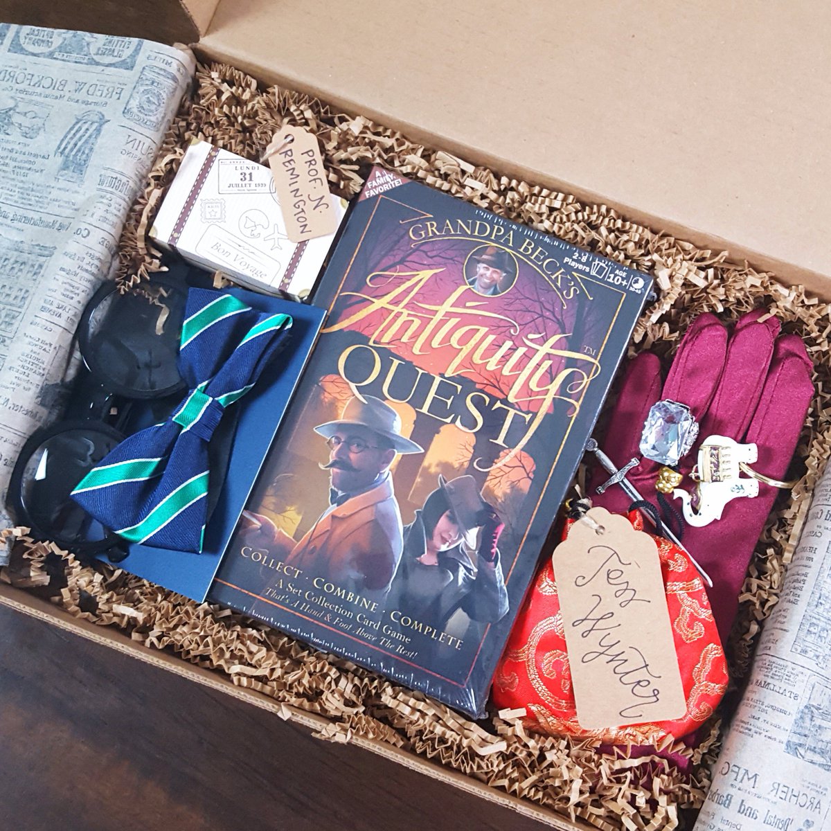 WCGamesMN's tweet photo. Antiquity Quest Unboxing: https://t.co/ZgPoPgV6Wl Received this package from Grandpa Beck's Games. Haven't played it yet, but based around favorite game of ours: Hand and Foot! Enjoy pictures of the extras and we look forward to playing and reviewing this soon! #whitecabinetgames https://t.co/hWnl41uGwa