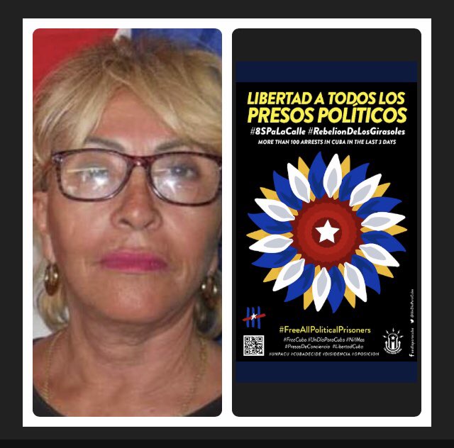 delphino1969's tweet photo. @CUBADECIDE #Cuba #HumanRights
#8SPaLaCalle
#FreeJoseDaniel #FreeYolanda
#FreeAmel #FreeMariaDelCarmen
#FreeOvidio
#FreeCarlosOliva
#FreeYeridian
#FreeDamir
#FreeYoandri
#FreeJorge https://t.co/MYiM3c9vGt