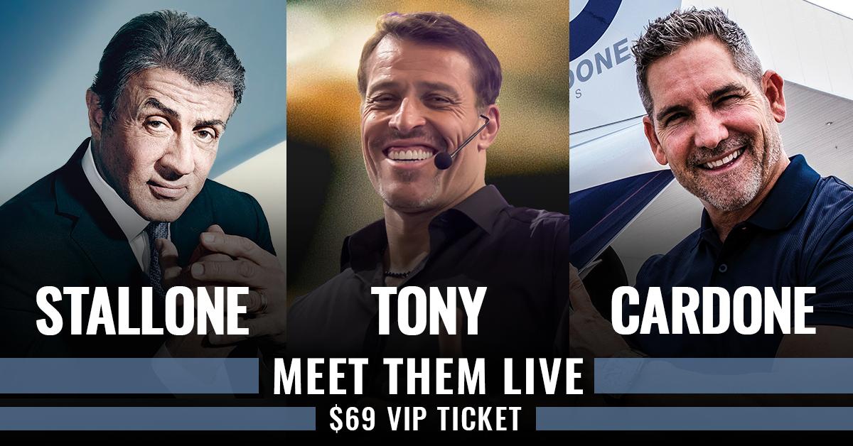Are you taking the opportunity to meet these stars live in San Mateo in October?
#sylvesterstallone #slystallone #tonyrobbins #grantcardone #entrepreneur #success #realestatewealthexpo #REWExpo