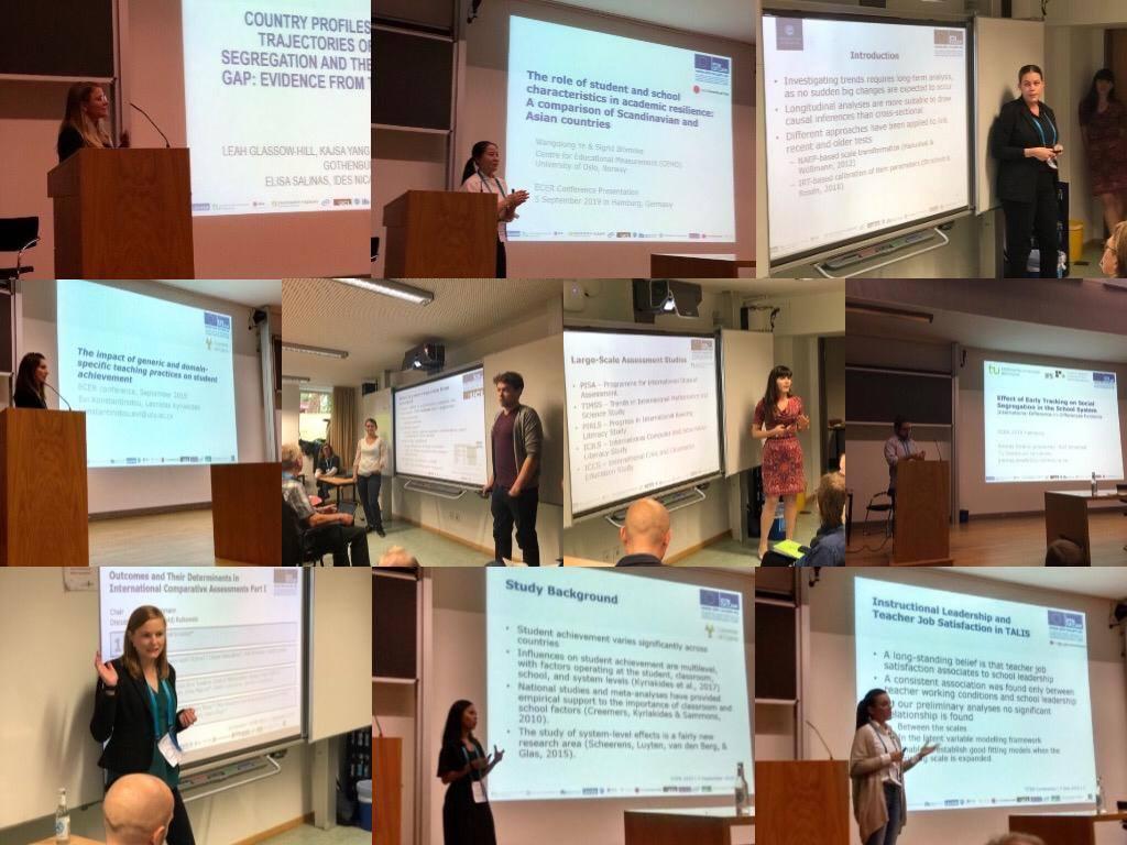 ETN_OCCAM's tweet photo. Last week in #ECER 2019 Hamburg we organized a 3-parts symposium about outcomes and their determinants in international assessments. Congratulations to the Early Stage Researchers that presented their first findings and thanks to the audience and discussants for their comments! https://t.co/F81Zf6A4Pq