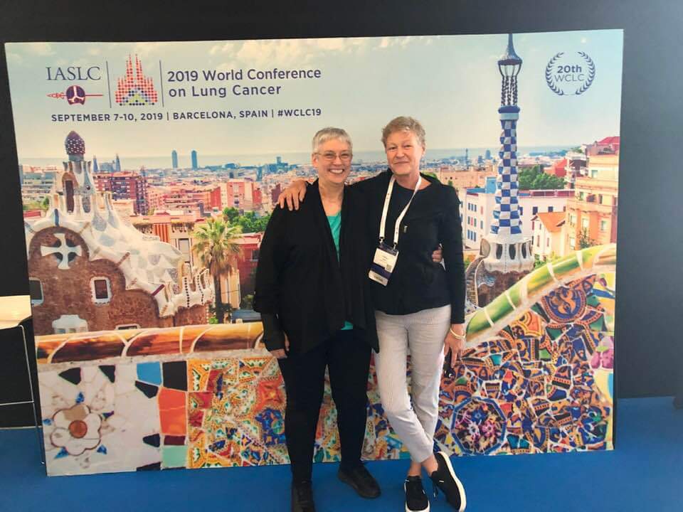 They are lung cancer survivors, lung cancer activists, and friends! They choose to do the 'work' to improve the landscape of lung cancer! #LCSM #powerfulwomen #cancerFIERCE #WCLC19