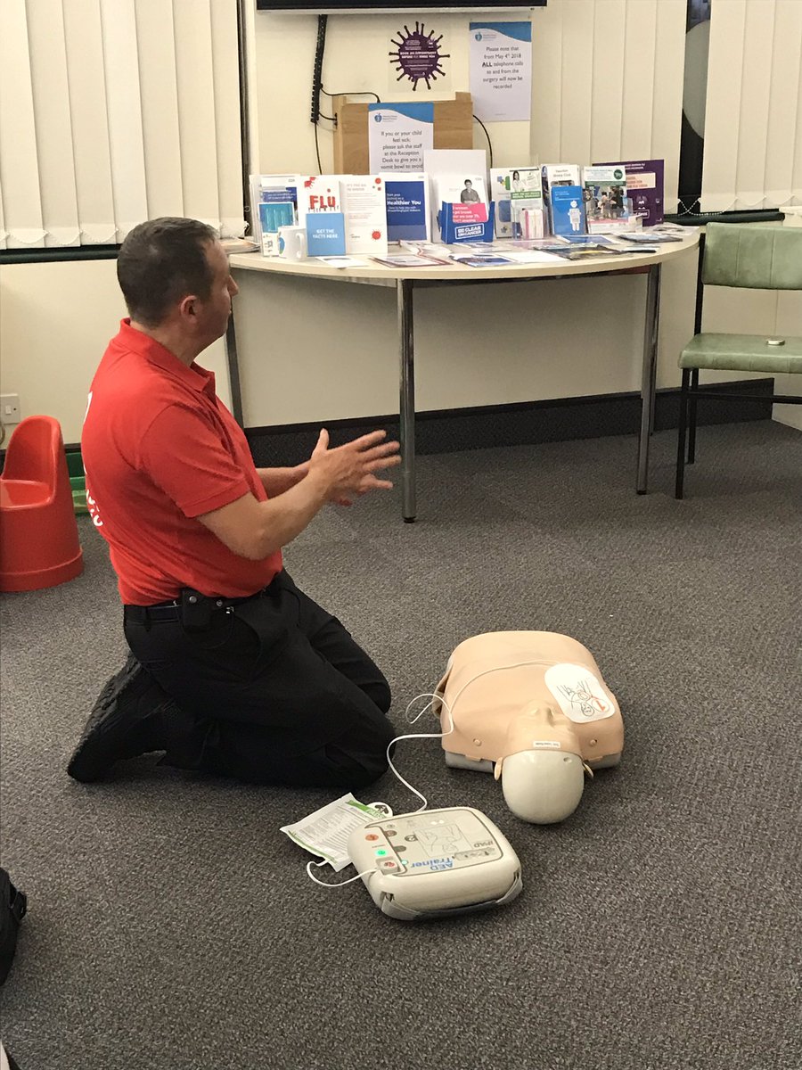 15 members of the Patient Participation Group of Warwick House Medical Centre were trained in CPR and the safe use of an AED tonight. Well done to all concerned.