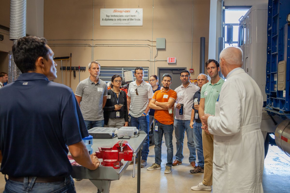FrancisTuttle's tweet photo. Instructors from Schlumberger Oilfield Services visited Francis Tuttle today for some #teambuilding. The group toured Workforce and Economic Development before heading to Culinary Arts where they donned aprons, split into teams and discovered who makes the best cream puffs. https://t.co/KrwkdaixVB
