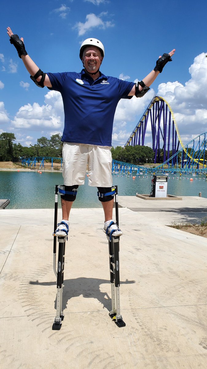 siggins's tweet photo. Fun day at work training our stilt walkers for #HowlOScream #HOS19 https://t.co/VfGpD4G2Do